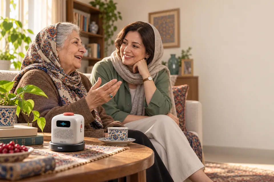 سناریوی مفهومی دستیار خانگی برای سالمند